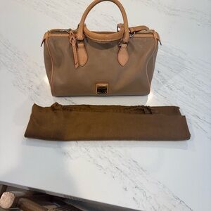 Dooney & Bourke Caramel Leather Satchel